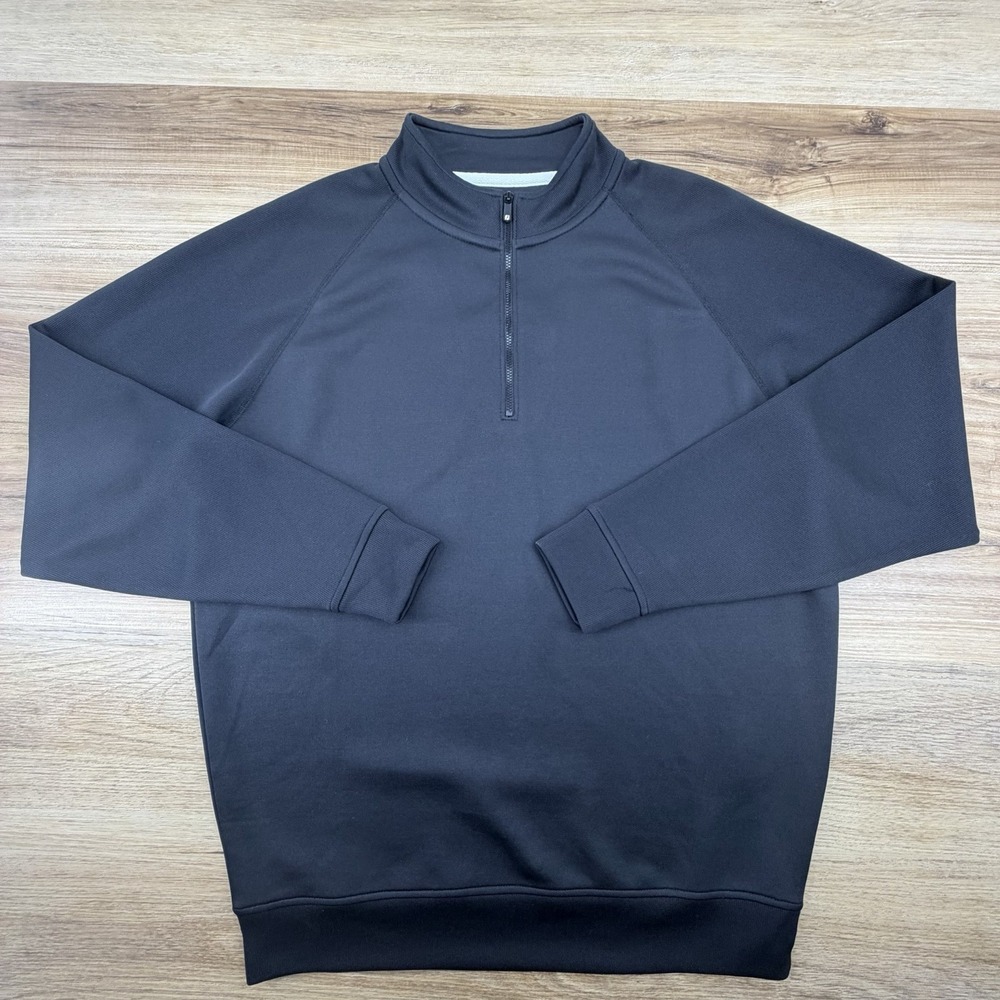 FootJoy Pullover Mens Extra Large Black 1/4 Zip Golf Stretch Performance